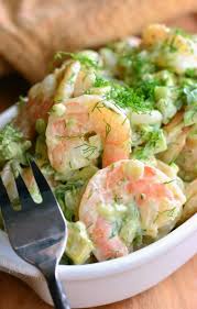 Cooking shrimp with cold sesame ginger soba noodles is a super healthy way to pack in vegetables and protein into a meal. Avocado Shrimp Salad Easy And Refreshing Summer Salad