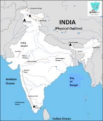 India has a very old and diverse origin. On An Outline Map Of India Locate Vindhya Range Anamudi Karakoram Kanchenjunga