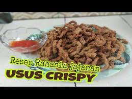 Resep Rahasia Pedagang Usus Crispy Youtube Resep Ketumbar