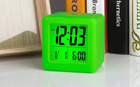 Alarm clock has to be wound up… or it's electric and probably a menu needed to start it. The Best Glow In The Dark Alarm Clocks Spy