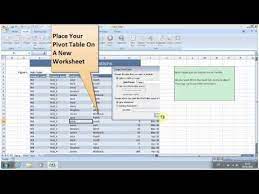 Excel Pivot Table Tutorial Create Your First Pivot Table Step By Step Video On Creating That First Pivot Table Excel Tutorials Pivot Table Excel Shortcuts