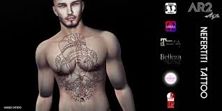 How do you create your own tattoo? Second Life Marketplace Ar2 Style Nefertiti Tattoo
