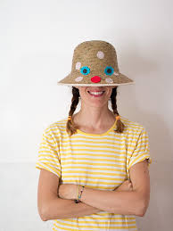 But everybody does not know how one or the other is manufactured.' Diy Funny Faced Sunhats Handmade Charlotte