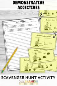 Demonstrative Adjectives Corre En Circulos Activity Spanish Lesson Plans Middle School Spanish Spanish Students