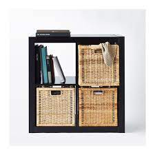 branas basket rattan 12 x13 x12 ikea in 2021 kallax shelving unit ikea kallax shelving ikea boxes