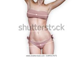 Ideal Female Body Nude Swimsuit 906090 Stockfoto 1189517671 | Shutterstock