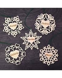 Check spelling or type a new query. Savings On 5 Custom Christmas Tree Ornaments Christmas Decorations Handmade Xmas Ornament Wooden Snowflake Personalized Christmas Gifts Gift Box