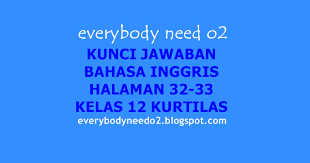 Soal dan jawaban pendidikan agama islam dan budi pekerti kelas 7. Kunci Jawaban Bahasa Inggris Halaman 32 33 Kelas 12 Kurtilas