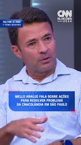 ELEIÇÕES EM SÃO PAULO Em entrevista à CNN Brasil, o candidato à  vice-prefeitura de São Paulo, Coronel Mello Araújo (PL), falou sobre ações  para resolver problema da Cracolândia na capital paulista. ...