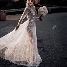 Women S Elegant Pure Color See Through Hot Drilling Evening Dress Evening Dresses Wedding Dresses Elegant Wedding Dress