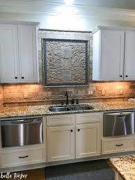 glazed and distressed kitchen