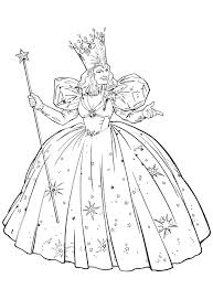 The wonderful wizard of oz (1900). Wizard Of Oz Coloring Pages Glinda Coloring4free Coloring4free Com