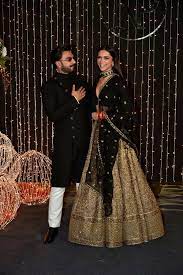 Deepika Padukone Sabyasachi Inspired Black Gold Lehenga Indian Bridal Outfits Indian Wedding Outfits Black And Gold Lehenga