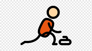 A virtual museum of sports logos, uniforms and historical items. Curling At The Winter Olympics Olympic Games Sport Ice Hockey Hockey Text Orange Logo Png Pngwing