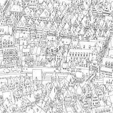 Free printable cities coloring pages. This Coloring Book Takes You To Fantastic Cities Both Real And Imagined