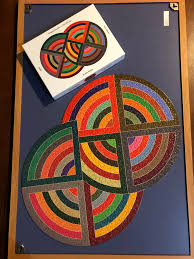 Maybe you would like to learn more about one of these? Frank Stella Firuzabad 750 Pieces Galison So Much Fun And It Made Me Work A Bit Differently Than I Normally Do Couldn T Finish The Edges First It Was Impossible So Picked A