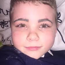 Mum sends son, 9, to school with drawn-on eyebrows to teach him a lesson  after he shaved them off