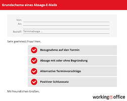 Verwenden sie einen betreff, der das angebot genau bezeichnet. Absage Mit Neuen Terminvorschlagen Kostenlose Muster Workingoffice De