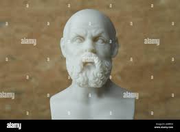 Thinker statue isolated hi-res stock photography and images