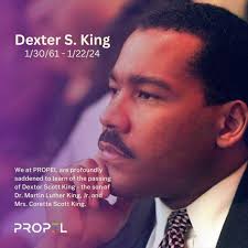 As Chairman of the King Center, Dexter carried forth his parents’ enduring  vision for equity and social justice, which profoundly aligns with PROPEL’s  mission. Though we grieve, we will honor his ...