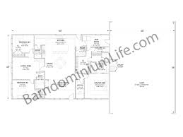 This house have 2 doors, the first main door access from car park the second access from kitchen. Barndominium Floor Plans With Shop Top Ideas Floor Plans And Examples