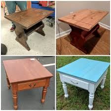 I don't like using chemical strippers, but i knew for the quick change i wanted, i would have to use it. Home Decor Diy Two Ways To Refinish An End Table Dengarden
