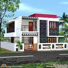 Searching for kerala home design 2200 sq ft 4 bed room residence ? Home Design Exterior Duplex House Exterior Design Exterior House Exterior Design Duplex House Design House Outside Design House Roof Design Duplex House Design
