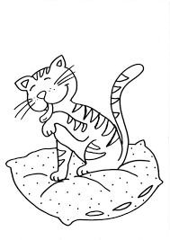 Ausmalbild Katzen Katze Putzt Sich Kostenlos Ausdrucken Ausmalbilder Katzen Ausmalbilder Ausmalen