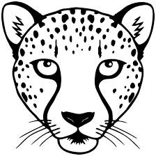 Cheetah is a hunting leopard and it belongs to the specie of cat. The Black Ribbon Cheetah Drawing Easy Learn How To Draw A Cheetah Face For Kids Animal Faces For Kids Step By Step Drawing Tutorials This Tutorial Will Show You How