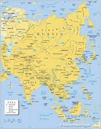 Add the title you want for the map's legend and choose a label for each color group. Map Of Asia Political Map Of Asia Nations Online Project