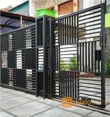Pagar rumah teralis minimalis modern saat ini 2020.4 desain pagar rumah minimalis oleh tukang bengkel las pagar minimalis di tahun 2020. Pagar Dorong Atau Lipat Model Minimalis Kab Tangerang Jualo