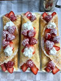 Sweet Berry Crepes With Mascarpone Cream Just Savor It Recipe Berry Dessert Recipes Sweet Crepes Food Cravings