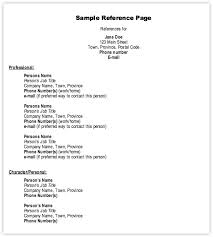 how to write a business reference page