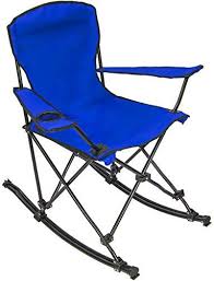 Sorbus Quad Rocking Chair With Cup Holder Cooler Foldable Frame And Portable Carry Bag Recliner Chair Gre Rocking Chair Outdoor Chairs Folding Rocking Chair