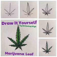 Drawings easy weed marijuana can be great in edibles that are easy to travel with and. How To Draw A Pot Leaf Trippy Drawings Hippie Art Hippie Painting