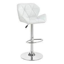 Contemporary White Adjustable Bar Stools Set Of Two Walmart Com Adjustable Bar Stools Chair Adjustable Chairs