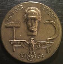 1934 tag der arbeit badge. Day Badge 1934 Tag Der Arbeit Iron Cross Militaria