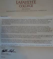 To apply, please submit cover letter, cv, dissertation abstract (250 words), . File Lafayette College Admissions Department Waitlist Letter Jpg Wikimedia Commons