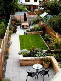 Long Narrow Garden Design Small Garden Layout Garden Design Pictures Garden Layout