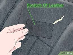 This video shows you how to repair a tear in a leather car seat, but it is the same process for a chair as well 4 Ways To Repair Leather Car Seats Wikihow