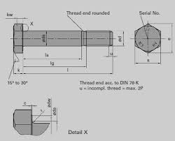 dast guidelines dimensions 021 bolts nut