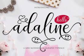 Adelicia script features 565+ glyphs and 264 alternate characters. Adaline Script Font Dafont Com