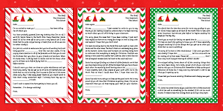 Elf Christmas Eve Hello Elf Christmas Eve Goodbye Letter