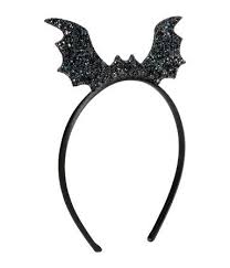 Hairband With Bat Black Glittery Kids H M Us Halloween Fashion Halloween Hats Hair Clips Diy