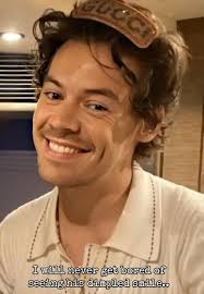 Harry Styles Smiling at The Camera