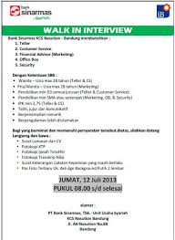 Kali ini ngademin akan share bagaimana cara melamar di pt. Info Loker Bank Bandung 2019