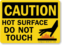4k video motion graphic animation. Caution Hot Signs Do Not Touch Hot Surface Signs Hot Signs