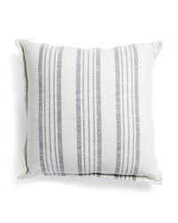 23x23 Oversized Slub Striped Pillow Throw Pillows T J Maxx In 2020 Pillows Stripe Pillow Throw Pillows