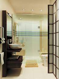 Along bathroom gives a great hideaway for the shower place behind another great idea for a small bathroom is to install a downward beam and make the room taller having this color palette in the small bathroom bring luxury without overly decorating the area. Big Designs For Small Luxury Bathrooms Maison Valentina Blog