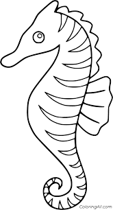 56 Free Printable Seahorse Coloring Pages In Vector Format Easy To Print From Any Device And Automatical Horse Coloring Pages Fish Coloring Page Free Clip Art